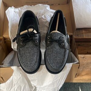Sperry Top-Siders Herringbone Boat Shoes - Sz. 8.5 Men’s